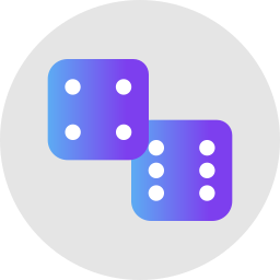 Dice game icon