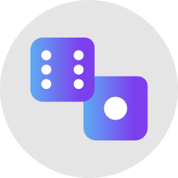 Dice game icon