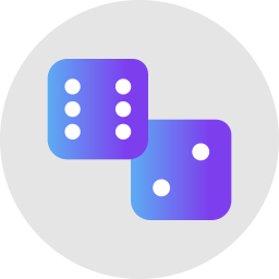 Dice game icon