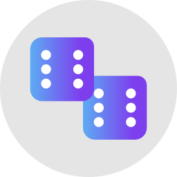 Dice game icon