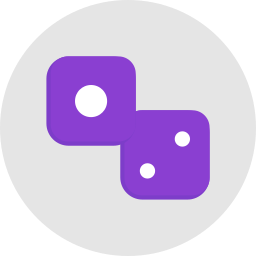 Dice game icon