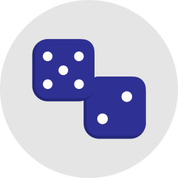 Dice game icon