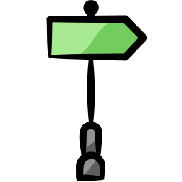 panneau de signalisation Icône