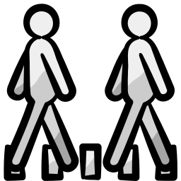 peatones icono