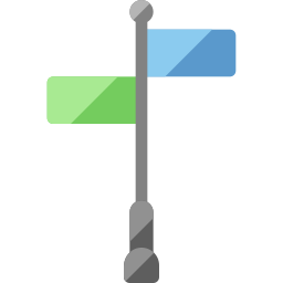 Street sign icon