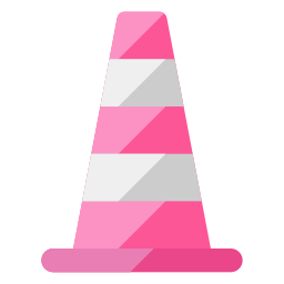 Road cone icon