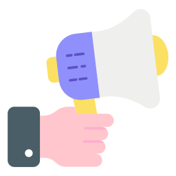 Marketing bullhorn icon