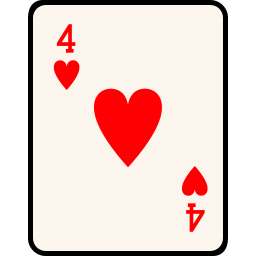 Heart card icon