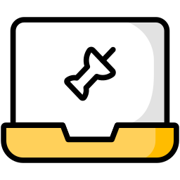 Paper pin icon