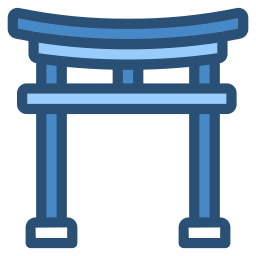 Japanese gate icon