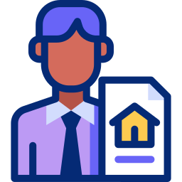 Real estate agent icon