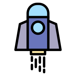 ruimte raket icoon