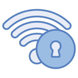 wi-fi sicuro icona