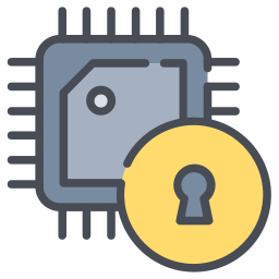 veilige processor icoon