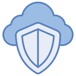 Cloud security icon