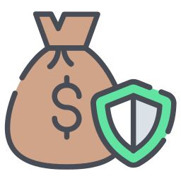 protección financiera icono