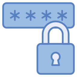 Secure password icon