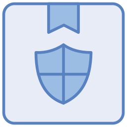 protección de entrega icono