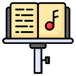 Music stand icon