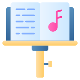 Music stand icon