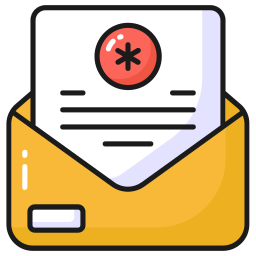 Medical mail icon