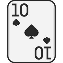 Ten of spades icon