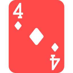 Four of diamonds icon