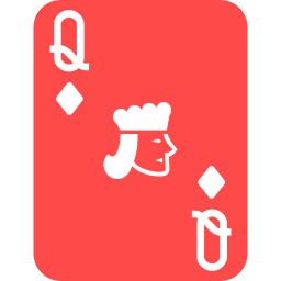 Queen of diamonds icon
