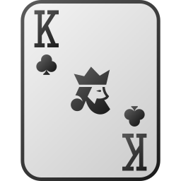 King of clubs icon