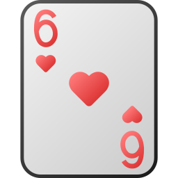 Six of hearts icon