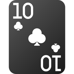 Ten of clubs icon