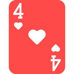 Four of hearts icon