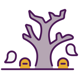 árbol seco icono