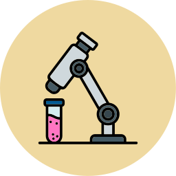 Lab equipment icon