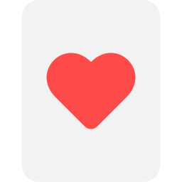hart kaart icoon