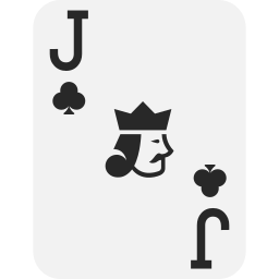 Jack of clubs icon