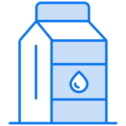paquete de leche icono