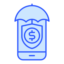 Mobile insurance icon