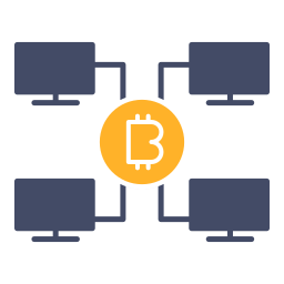 rede bitcoin Ícone