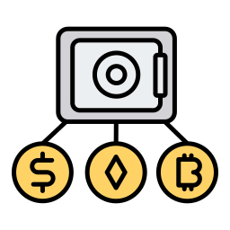 Crypto vault icon