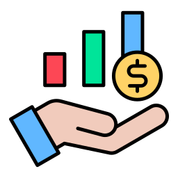 croissance économique Icône