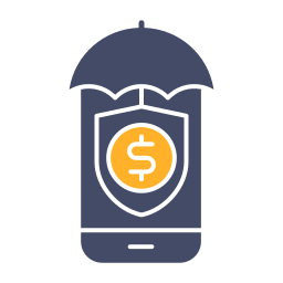 Mobile insurance icon