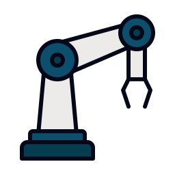 Robot arm icon