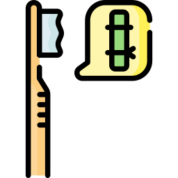 Bamboo toothbrush icon