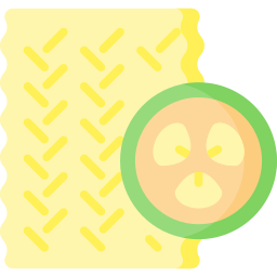 esponja vegetal icono
