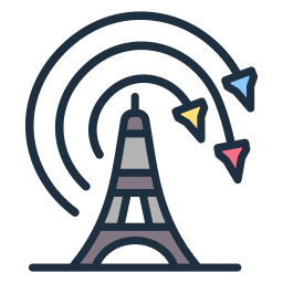 Bastille day icon