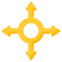 intersección icono