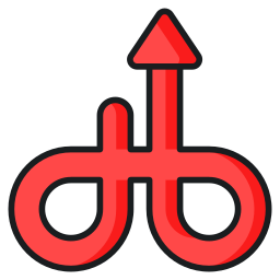 Looping arrow icon