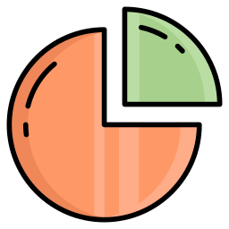 diagramme circulaire Icône