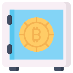 casillero de bitcoins icono